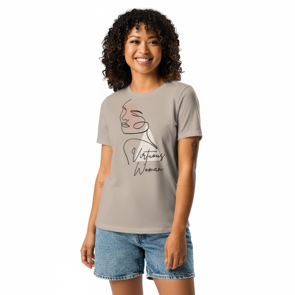 Virtuous Woman – Heather Stone Relaxed T-Shirt